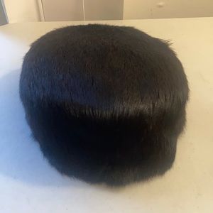 Black Genuine Fur Hat